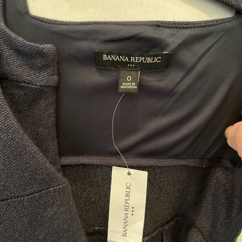 NWT Banana Republic dark gray knit dress - Picture 5 of 5